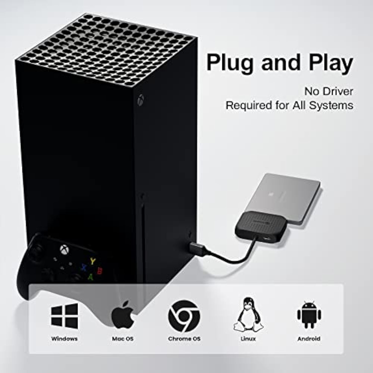 Sata To Usb 3.0 Adapter For 2.5" Ssd/Hdd Support Uasp, Sata To Usb 5Gbps For S