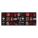 Black Sororitys Mouse Pad Anti-Slip Rubber Base For Office & Home 12X31.5 Inch