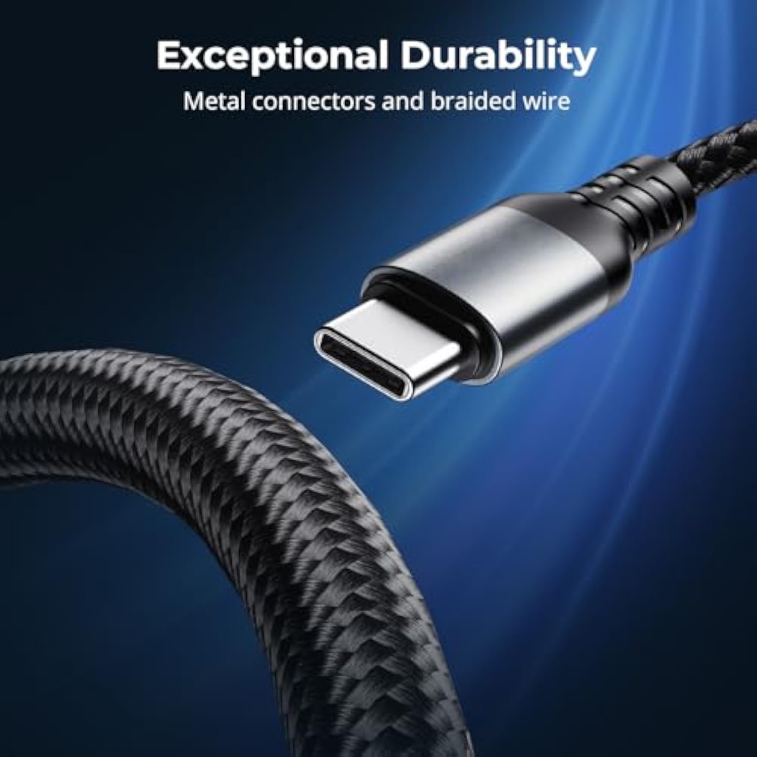 SMALLRIG 240W USB C to USB C Cable (3.28ft), PD 3.1 240W Fast Charging Cable Cord GaN Charger 4747/4751, V Mount Battery, for iPhone 16, for Samsung S23, for MacBook Pro - 4908