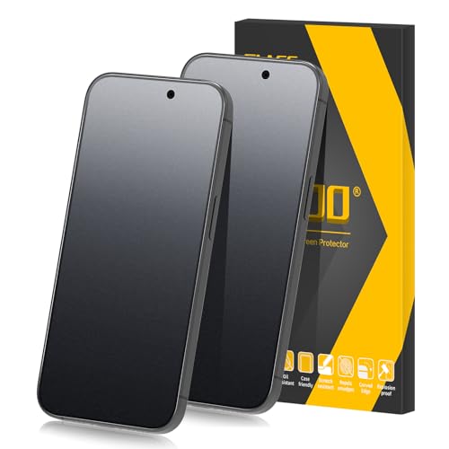 [2 Pack] Matte Glass Screen Protector Designed for iPhone 17 Pro Max, Anti-Glare, Anti-Fingerprint, 9H Tempered Glass