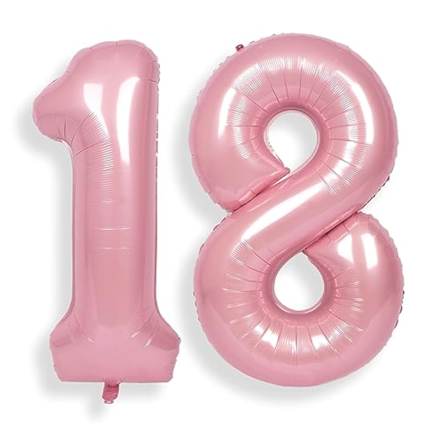 40 Inch Pink Large 18 Number Balloons Big Foil Helium Number Balloons 0-9 Jumbo Happy 18Th Mylar Birthday Party Decorations For Girl Or Women 81 Anniversary Party Supplies