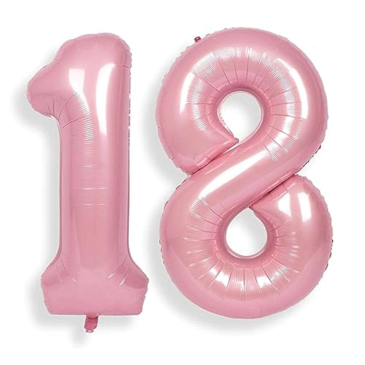 40 Inch Pink Large 18 Number Balloons Big Foil Helium Number Balloons 0-9 Jumbo Happy 18Th Mylar Birthday Party Decorations For Girl Or Women 81 Anniversary Party Supplies