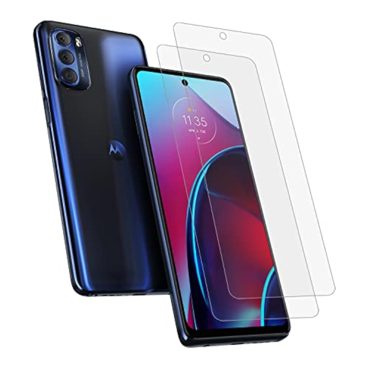 Motorola (2-Pack Moto G Stylus (2022), G Stylus 5G (2022) Screen Protectors - 9H Tempered Glass, Anti Fingerprints, Anti Scratch [Not for G Stylus 2020,2021, 5G 2021] Transparent