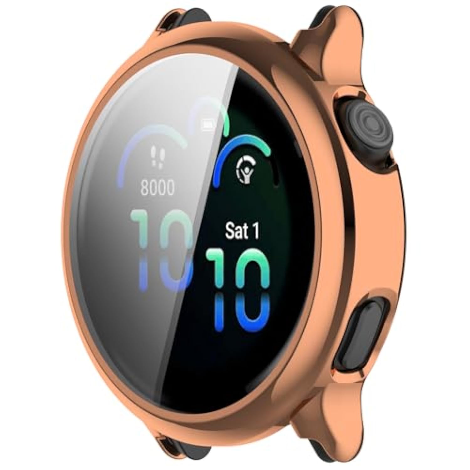 7Pack Compatible With Garmin Vivoactive 6 Smartwatch Screen Protector Case Watch Face Cover Full Protection
