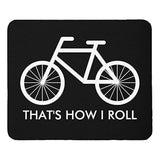 Bicycle Mouse Pad For Bike Riding Fans Mouse Mat Non-Slip Rubber Base For Office Laptop Computer & Pc 9.5"X8" White Color:Bicycle