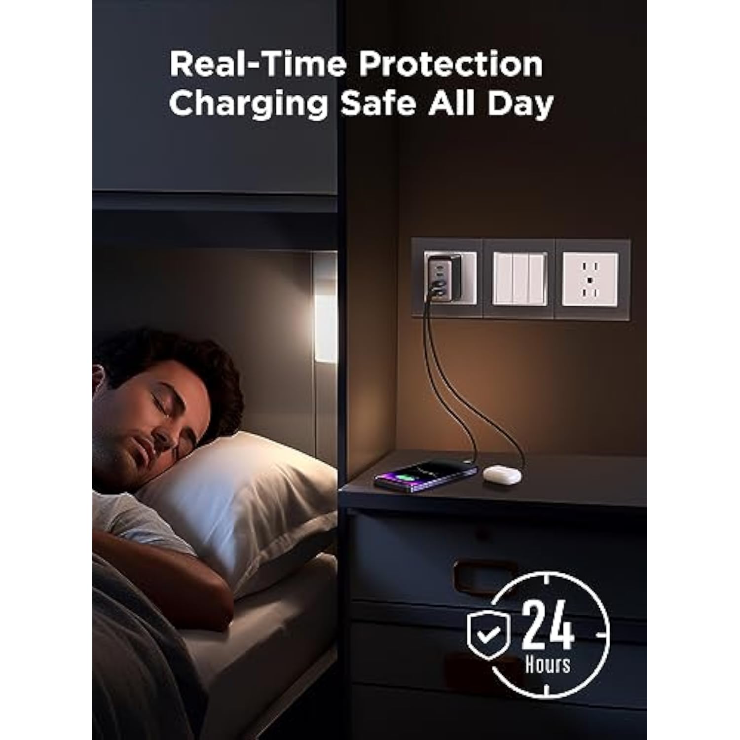 JOYROOM 67W USB C Charger Block, 4-Port Foldable GaN Wall Fast Charger Adapter Compact for iPhone 16/5/14 Pro Max, MacBook Pro/Air, iPad Pro/Air, Galaxy, Dell XPS, Pixel 7, Google Pixelbook