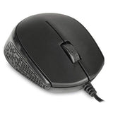 205U Black - Wired Usb Optical Mouse - 1200 Dpi - Three Buttons Left/Right And Scroll Key - Office Use (Mo-205U)