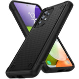 Designed For Samsung Galaxy A52 5G Case 2 In 1 Gift Militay Grade Drop Protective Rugged Heavy Duty Cover Shockproof Case For Galaxy A52 5G Phone Case For Women Men Boy Girl (Black+Black)