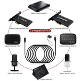 Usb C Cable For Elgato Hd60 S+, Hd60 X Game Capture Card & Wave 3, Xlr Condens