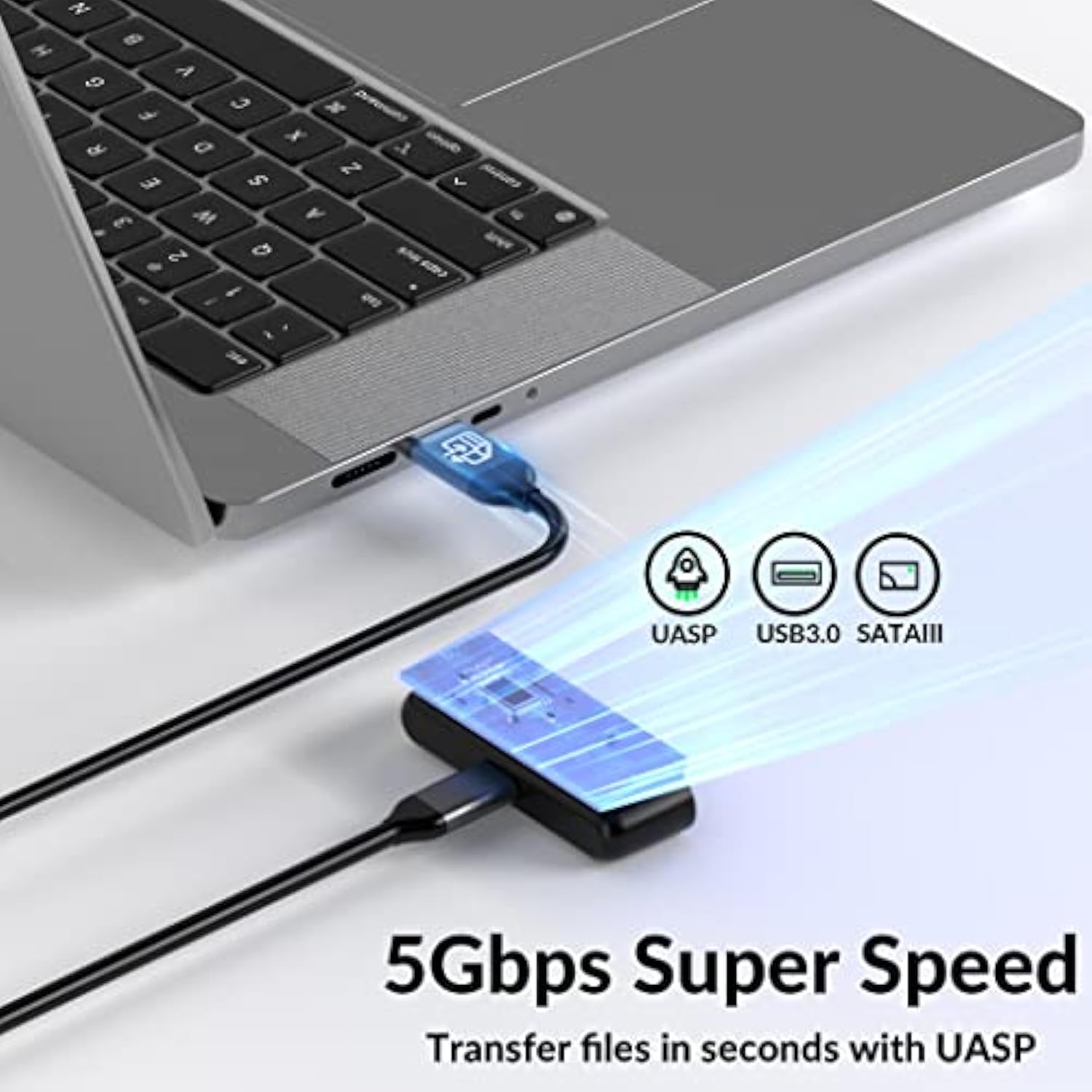 Sata To Usb Cable, Usb 3.0 To 2.5”Sata To Usb 3.0 Adapter For External Convert