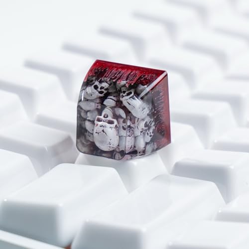 Artisan Keycaps Skull Resin Skull Keycap Esc Custom 1U Sa Prolfile Handmade Keycaps For Mx Switch Mechanical Keyboards Key Cap
