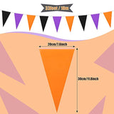 165ft Halloween Pennant Banner Triangle Flag Garland for Indoor Outdoor Party Decor