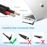 45W 65W Laptop Charger Ac Adapter Power Suppy For Hp 15-Da 15-Db 15-Da0Xxx 15-