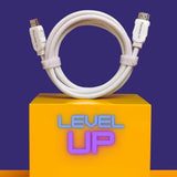 8K Hdmi Cable (10Ft) White,8K 60, 4K 120, And Up To 10K Resolution, Earc,Qft,