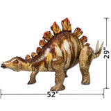 3 Pcs 52" Inflatable Dinosaur Balloon-Dinosaur Party Decorations Birthday Party Supplies-Tyrannosaurus&Triceratops&Stegosaurus-Party Favors,Halloween,Christmas Gift For Kids And Adults