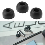3 Pairs Ear Tips Compatible With Galaxy Buds 3 Pro S/M/L Earphone Cushions Earbud Pads 7.3X10.7Mm 7.6X11.3Mm 7.7X12.5Mm Black Memory Foam