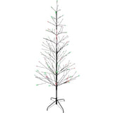Smart Christmas Trees, App Compatible With Amazon Alexa & Google Nest Voice Control, Prelit 6.5Ft Twig Tree, 155 Led Color Changing Lights