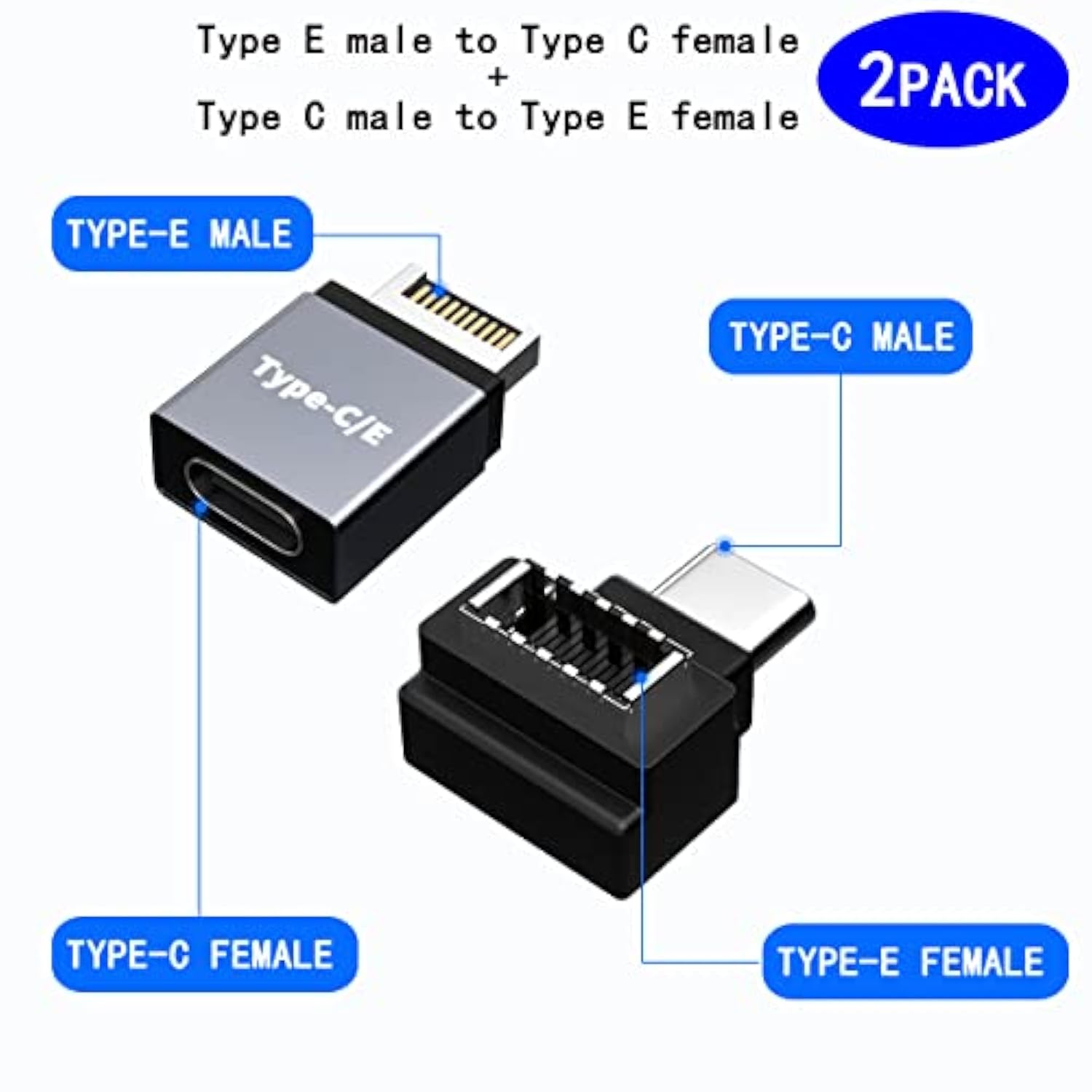 Usb 3.1 Type E To Type C Extension Adapter , Gen 2 (10 Gbit/S) Usb 3.1 Type-E