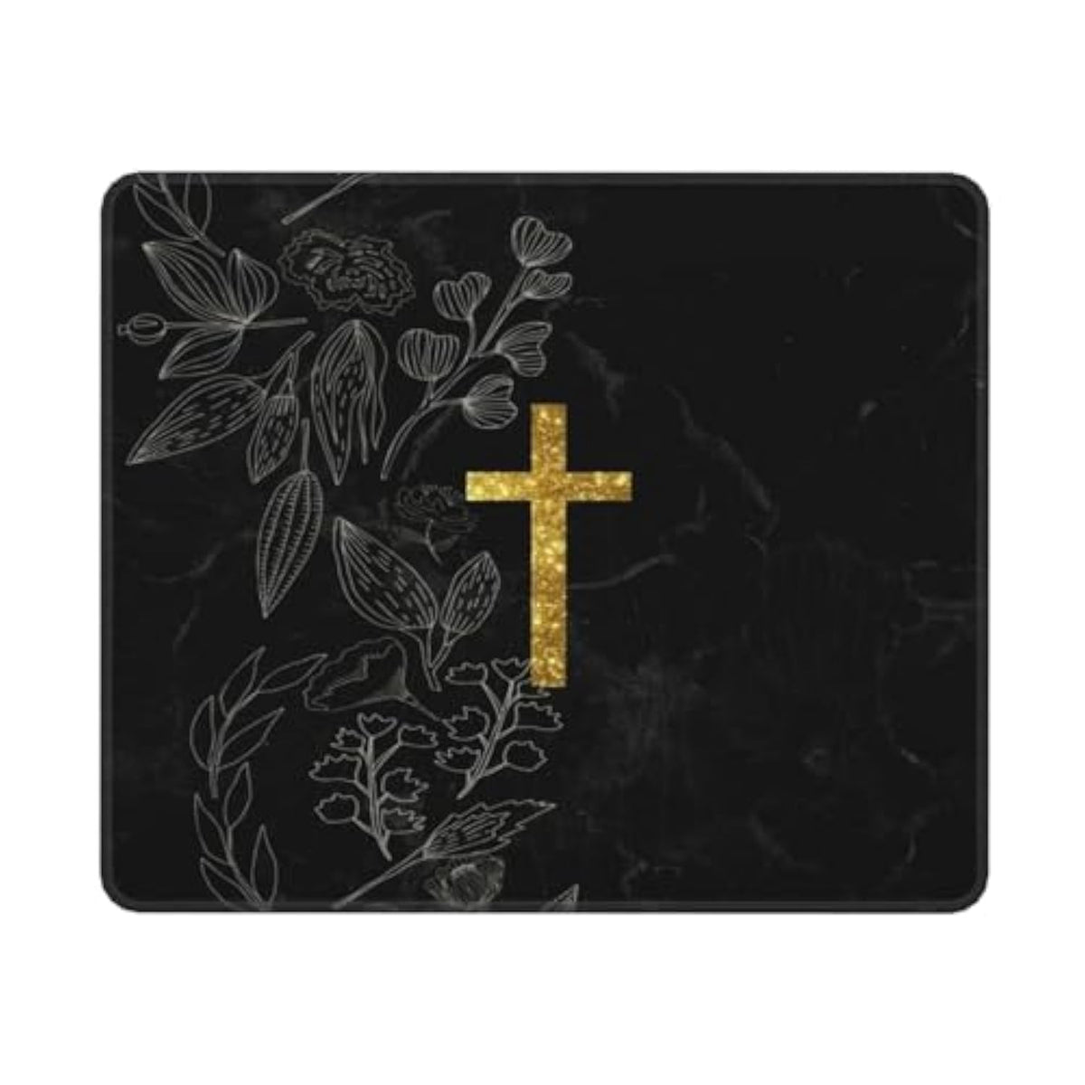 Jesus Mouse Pad, Fashion Desktop Notebook Mouse Mat Pc Gaming Desk Square Mousepads For Women Men