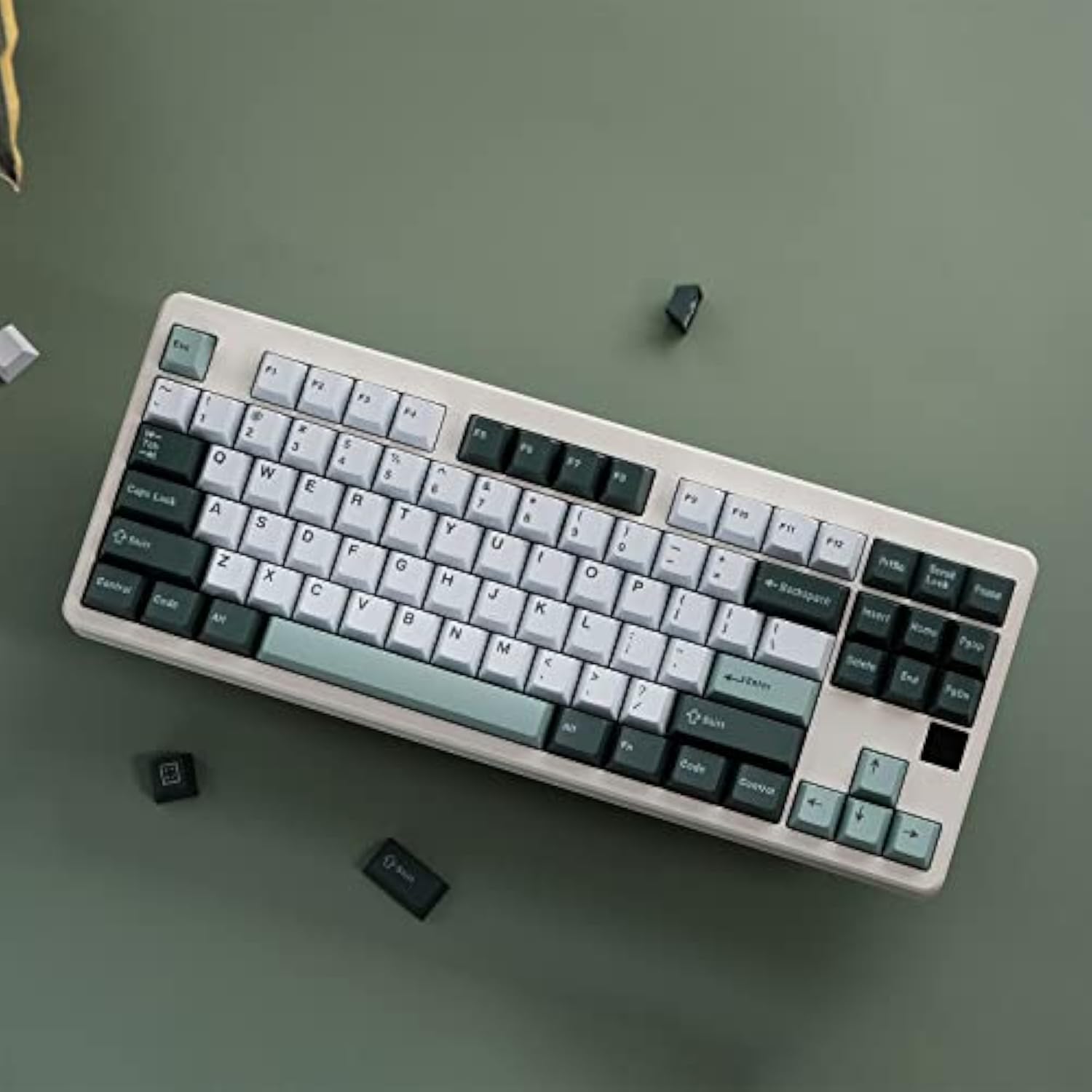 Botanical Keycaps 172 Keys Double Shot Cherry Profile With 7U Spacebar For 61/