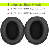 Replacement Ear Pads Are Compatible With Akg K361K361Btk371K371Bt Headphones. Made Of Soft Protein Leather And Memory Foam. All-Inclusive Repair Accessories Replacement Ear Pads (Black)
