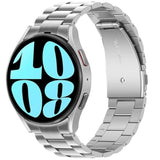 No Gap Bands Compatible With Samsung Galaxy Watch 7/6/5/4/Fe Band 44Mm 40Mm/Watch 6 Classic Band 47Mm 43Mm/Watch 5 Pro 45Mm/Watch 4 Classic, 20Mm Metal Strap For Women Men, Silver