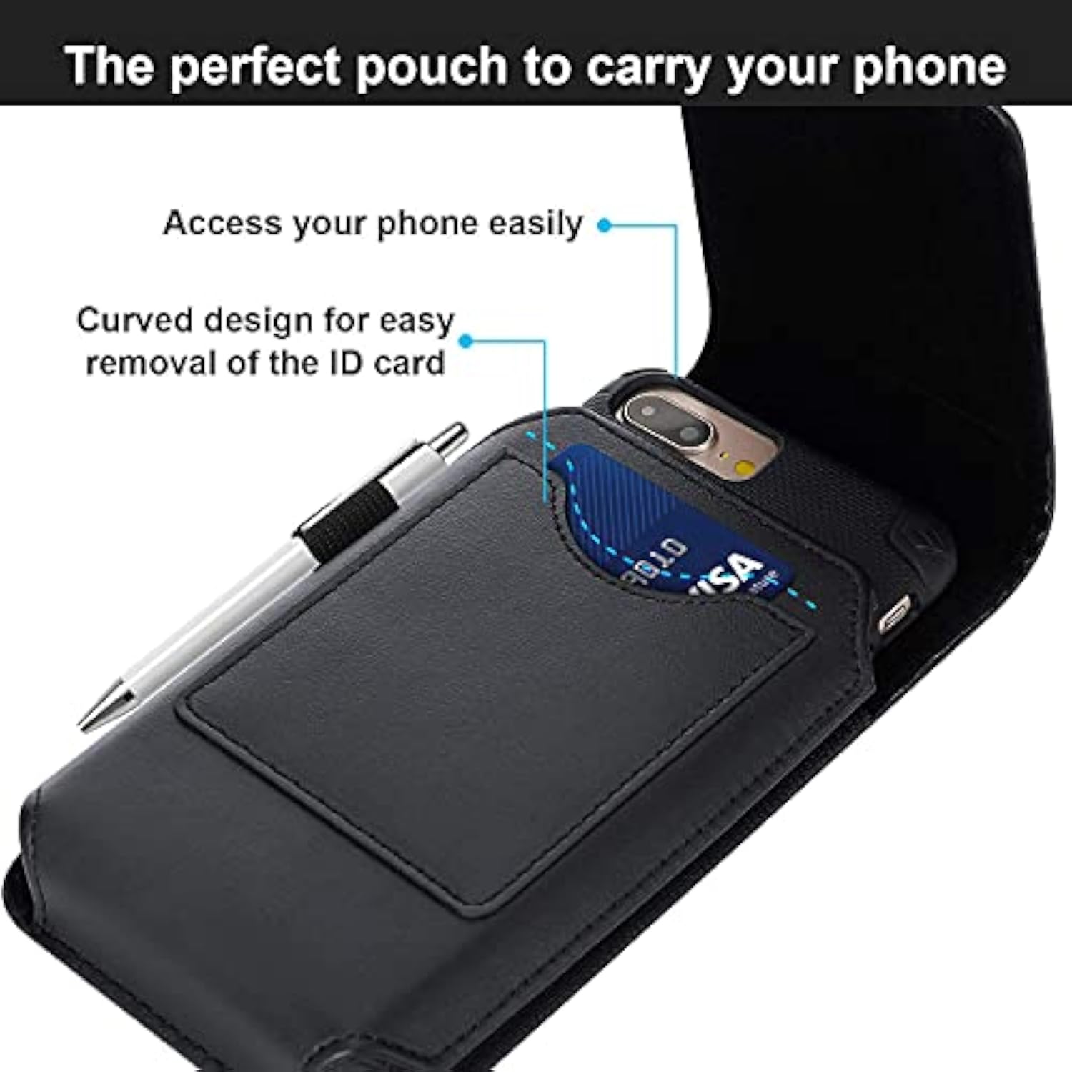 Phone Holster For Galaxy S24+ Note 20 Ultra 5G Leather Belt Case,360 Rotating Pouch Case Holster Belt Clip Case For Samsung S23+ S22+ 5G S21 Fe 5G Note 10 Plus 5G S21+ S20 Ultra 5G S20+ S10+