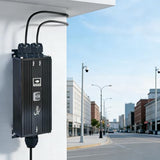 Ip67 Gigabit Outdoor Poe++ Waterproof Extender 1 In 2 Out 90W Input Ieee802.3Af/At/Bt 400M 48-57V, 3 Cascade Connection Surveillance Networks