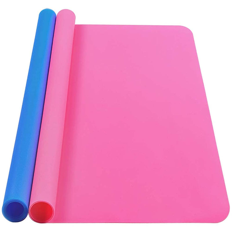 Silicone Mat, 15.7"X 11.8" Silicone Craft Mat For Playdough A3 Large Nonstick Resin Molds Sheets For Epoxy Resin Jewelry Casting