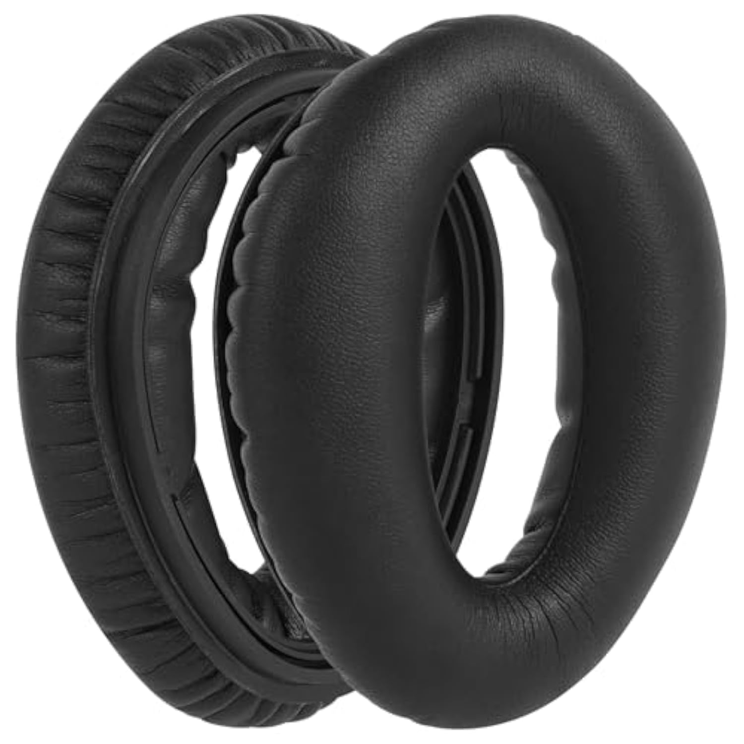 Geekria QuickFit Replacement Ear Pads Compatible with Lightspeed Zulu, Zulu2, Zulu3, ZuluPFX Aviation, Sierra Headphones, Ear Cushions, Repair Parts (Black)