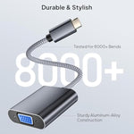 Usb C To Vga Adapter For Macbook Pro/Monitor,Type C (Thunderbolt 3/4) To Vga (15 Pin)Video Cable Converter For Chromebook, Iphone 16 15 Max Plus,Mac Air,Ipad,Imac,Dell Xps,Surface Book,Hp