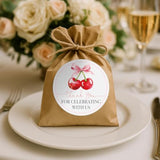 500 Pcs 2 Inch Thank You Cherry Bow Stickers Sweet Cherry Birthday Party Favors Labels Thank You For Celebrating With Us Decoration Stickers For Birthday Bridal Shower Anniversary