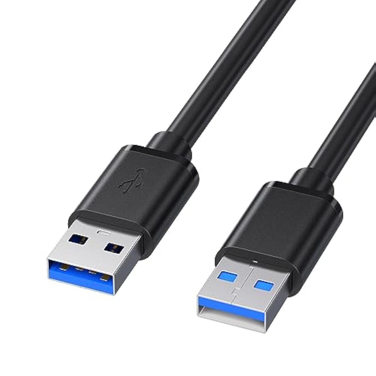 Usb 3.0 Male To Male Cable - 5 Feet Double Sided Usb Cord Male To Male For Har