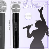 3 Pcs Kids Microphone Toy,Plastic Fake Microphone Pretend Play Toy Black Stage Mics Toys For Halloween Christmas Karaoke Costume Party Favors