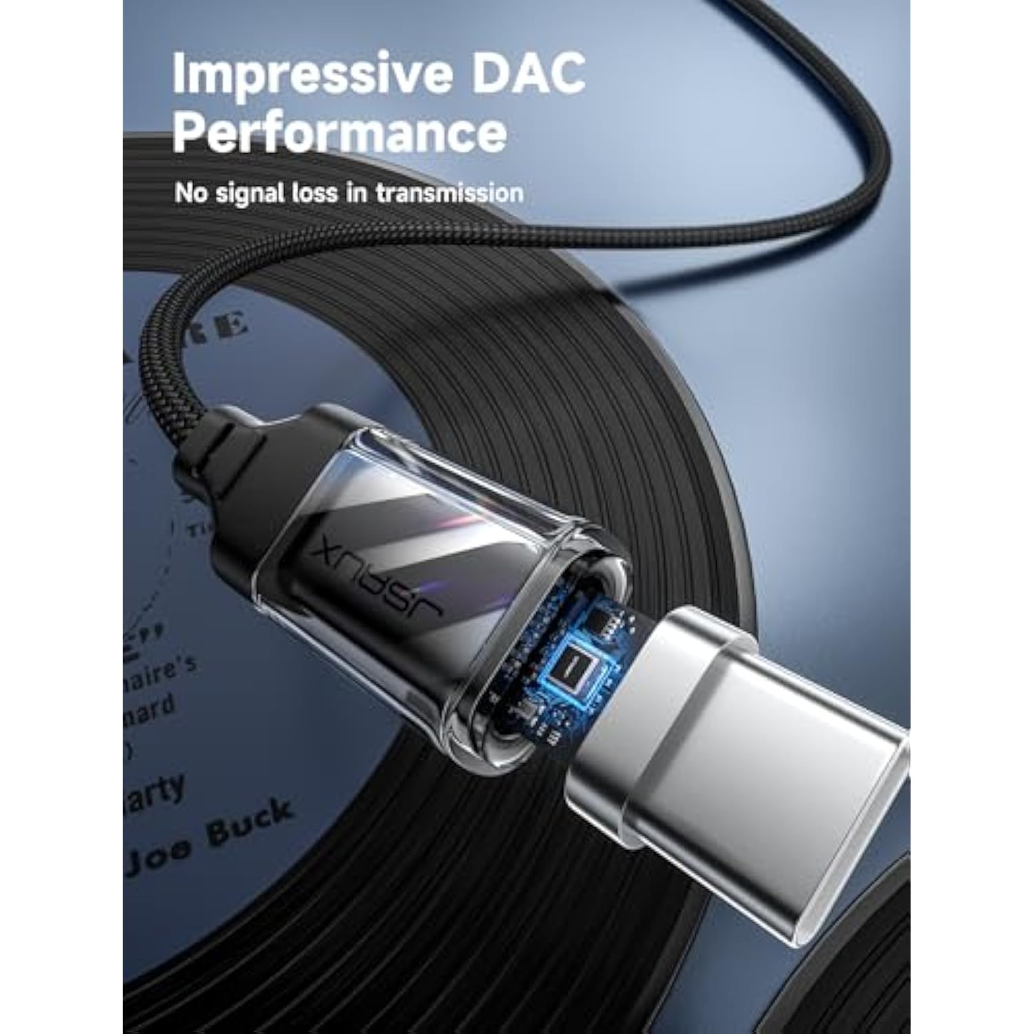 Aux To Usb C, Usb C To 3.5Mm Audio Aux Jack Cable Headphone Car Stereo Cord Compatible With Iphone 16/15 Pro Max, Samsung Galaxy S24 S23 Ultra, Ipad Pro, Pixel 8-3.3Ft