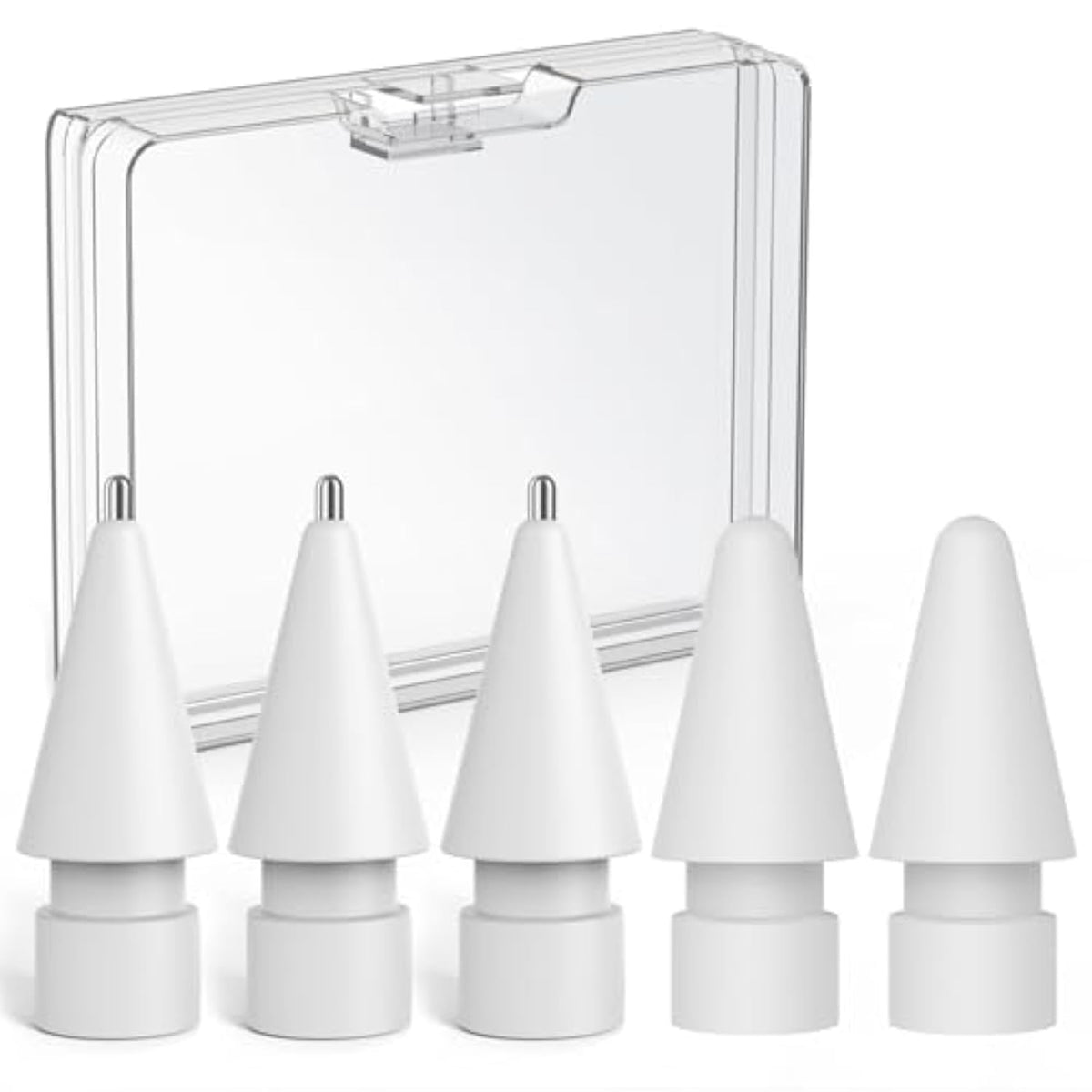 5-Pack Replacement Tips for Apple Pencil 1st/2nd Gen & USB-C Precise Nibs