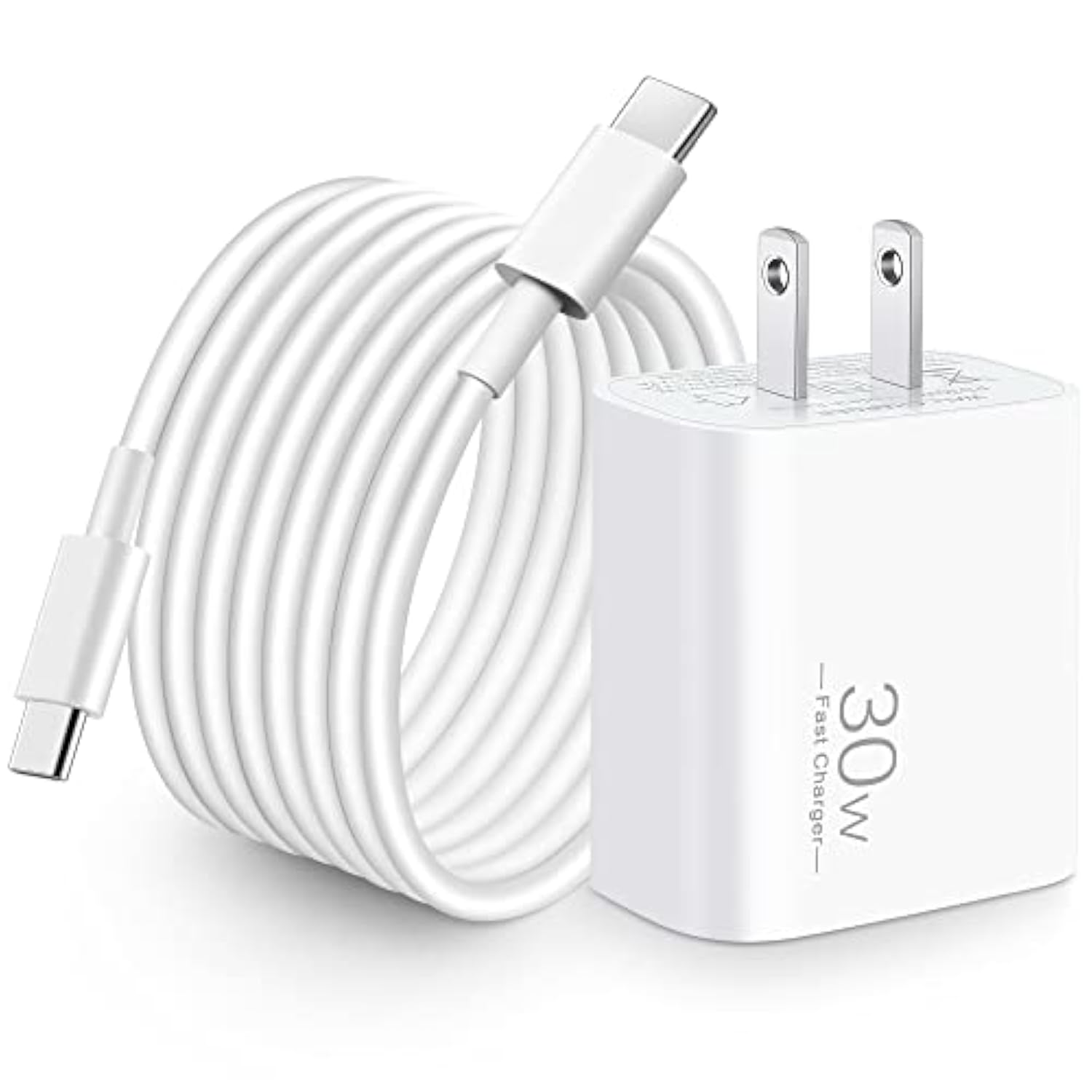 30W Usb C Fast Charger For Ipad Pro 13/12.9/11 Inch 2025/2024/2022/2020, Air M3/M2/5Th/4Th, Mini A17 Pro/6Th Gen, Ipad A16/10Th, Type C Super Fast Charging Wall Charger Block With 10Ft Long Usbc Cable