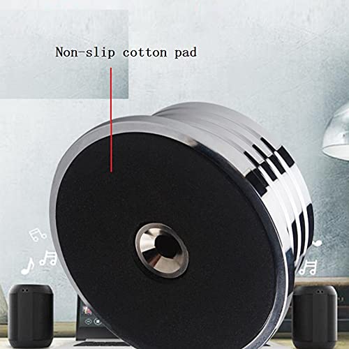 3 in 1 Black Record Weight Stabilizer, Turntable Disc Stabilizer Clamp with Bubble Level for LP Vinyl Record Player