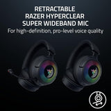Razer Kraken V4 Wireless Gaming Headset: 2.4GHz, Bluetooth, USB - Super Wideband Mic - 40 mm Drivers - 9 Zone RGB Lighting - for PC, Mac, PS5,