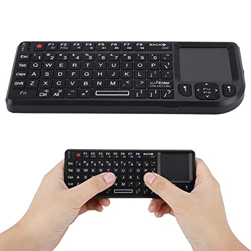 2.4Ghz Touchpad Keyboard,A8 Mini Rechargeable Ultra-Thin Mini Usb Backlit Keyboard With Ir Light For Htpc For /4 For 360 And One(Qwerty Keypad)