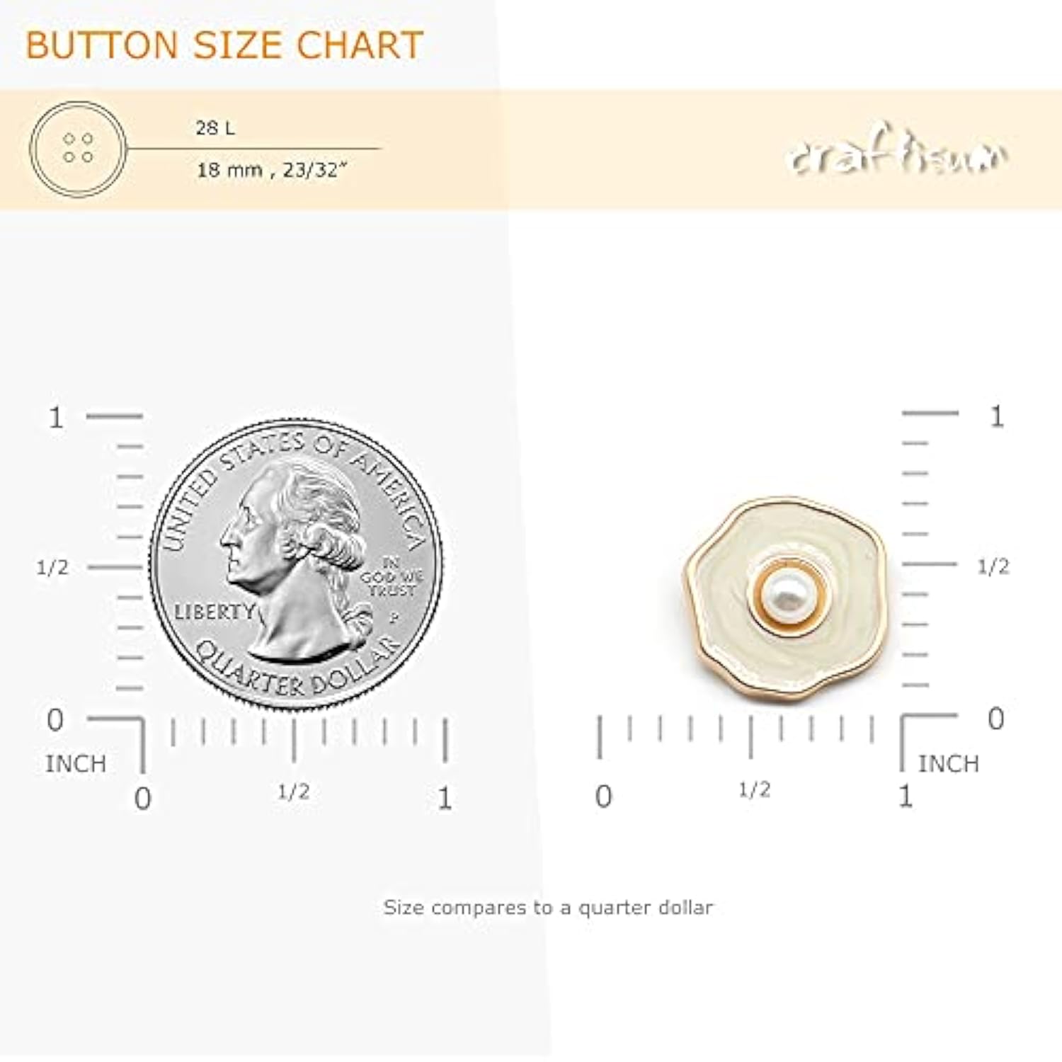 Irregular Shape Enamel Sewing Shank Buttons 20 Pcs - 18Mm, 23/32"