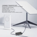 Ethernet Adapter Compatible With V2 Gen2 Rectangle Dish, Satellite Internet Wired Network Adapter, Stable Connectivity