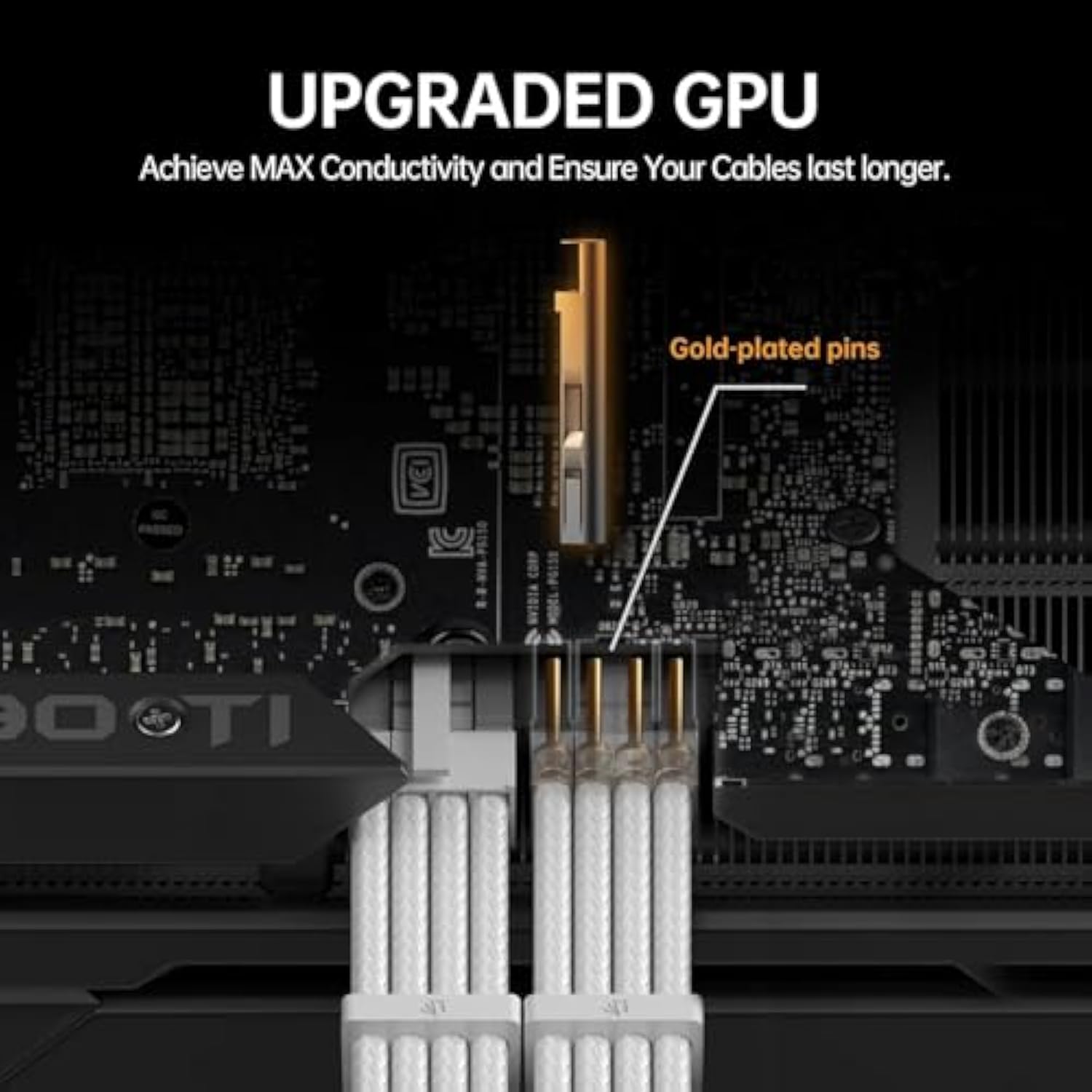 AsiaHorse 16AWG PSU Cable Extension Sleeved Custom Mod GPU PC Audio Video Power Supply Soft Braided Cables with Two Color Comb Kit 24P/8P to 6+2P/ 8P to 4+4P 30CM