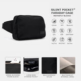 SLNT Compact Carry Faraday Sling Bag - RFID Blocking Crossbody Bag with Signal Blocking Phone Sleeve & EMF-Reducing Pocket for Travel & Everyday