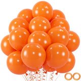 100Pcs 12-Inch Orange Latex Balloons Helium Quality Party Decorations