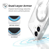 Speck GEMSHELL Grip +MS Case for iPhone 17 - Clear/Clear