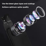 Phone Camera Lens Kit, 14 In 1 Lenses With Selfie Light For Iphone 14 13 12 11 Xs X Pro Samsung And Other Andriod Smartphone, Universal Clip On Wide Angle+Macro+ Fisheye Camera Lenses