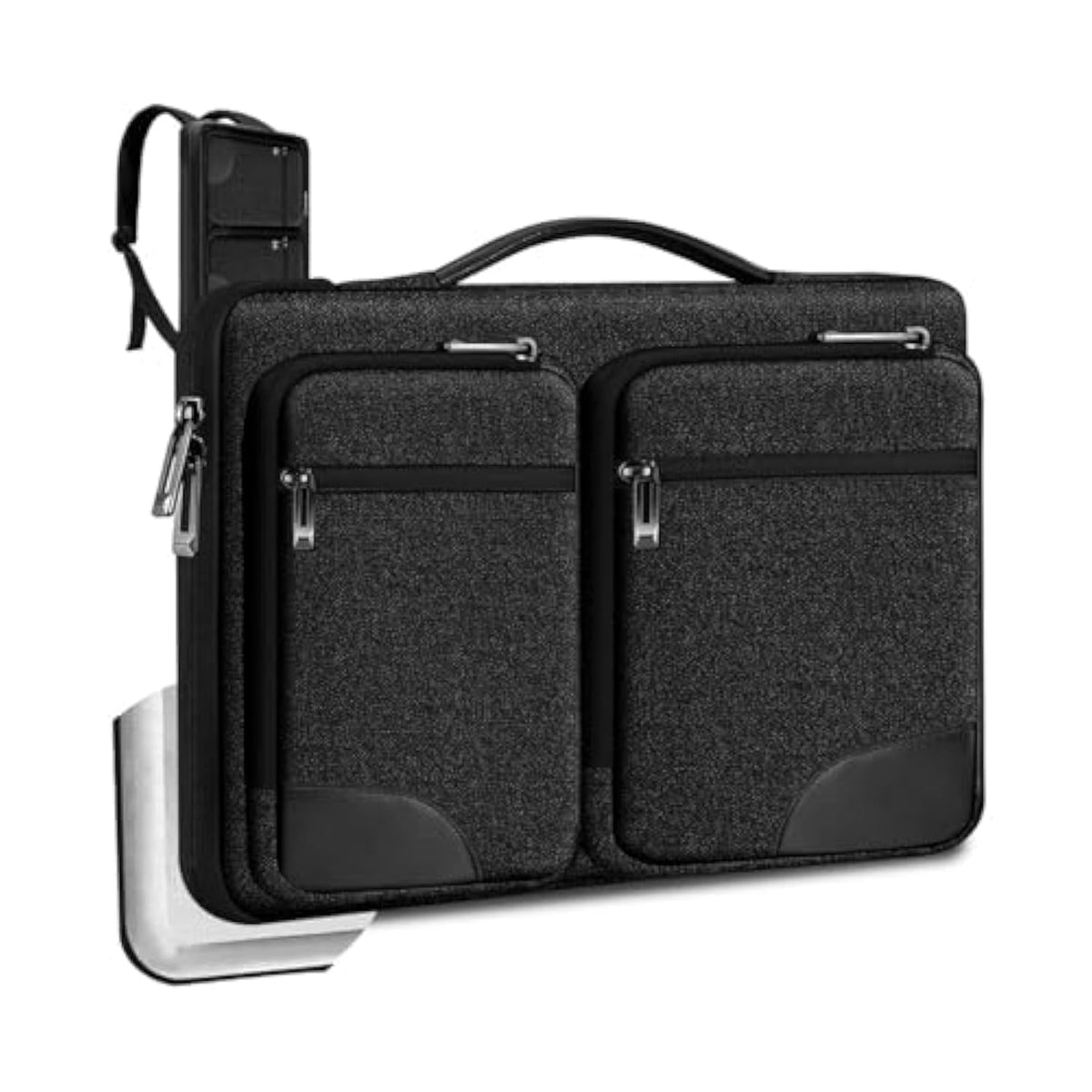 Ultra-Slim Laptop Case 17 17.3 Inches Sleeve Protective Pc Briefcase For Commuting And Business Trip?Carbon