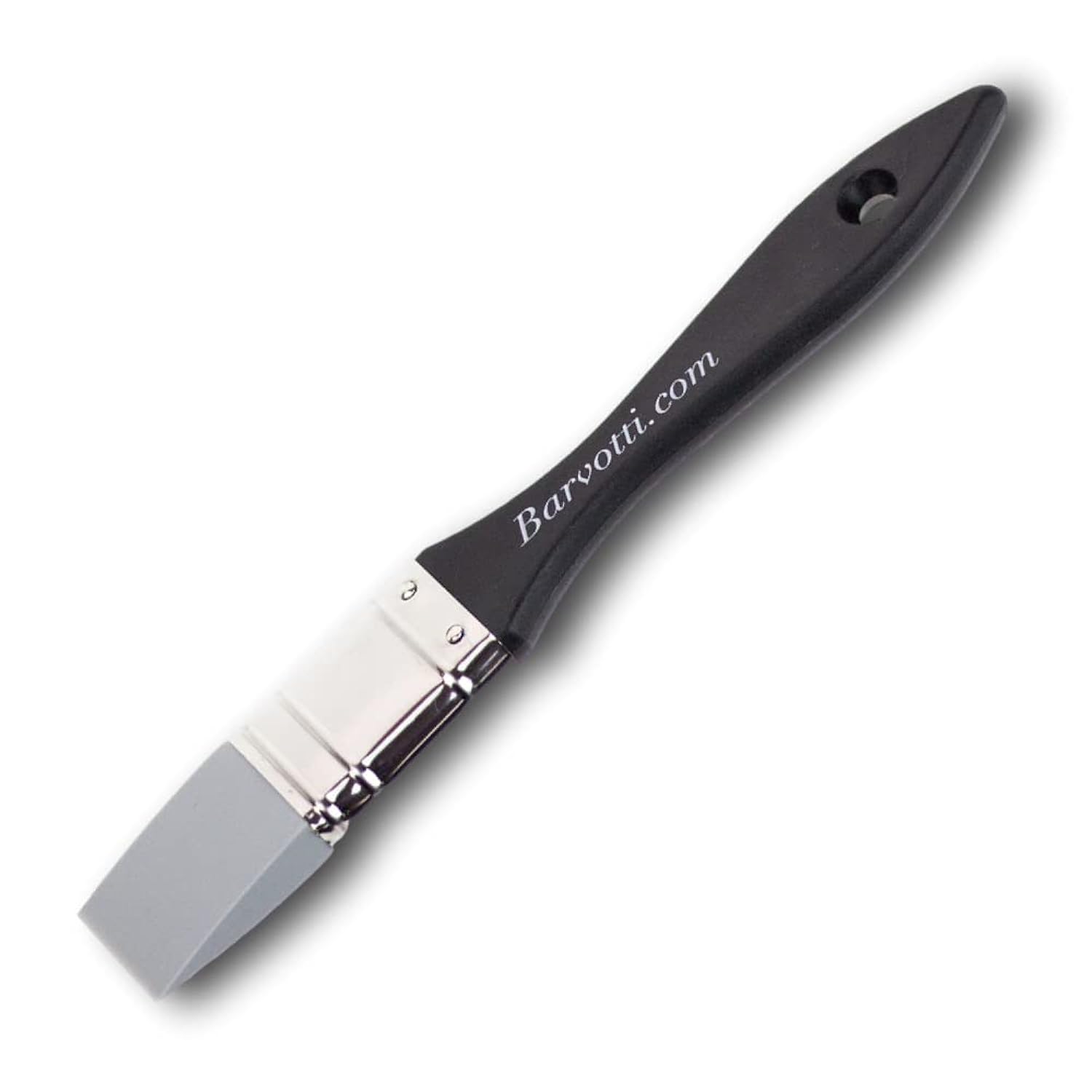 Silicone Color Shaper Brush (Mottler) - A Flat Sharp-Edged Flexible Tool To Apply, Move And Remove Acrylic Paints And Water Based Medium With Precision - A Studio Essential 1 Inch Wide