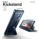 Full Body Case For Samsung Galaxy Note 9/6.4 Inches, [Built In Screen Protector And Kickstand] Heavy Duty Grade Protection Shockproof Protective Cover For Galaxy Note 9,Navy Blue